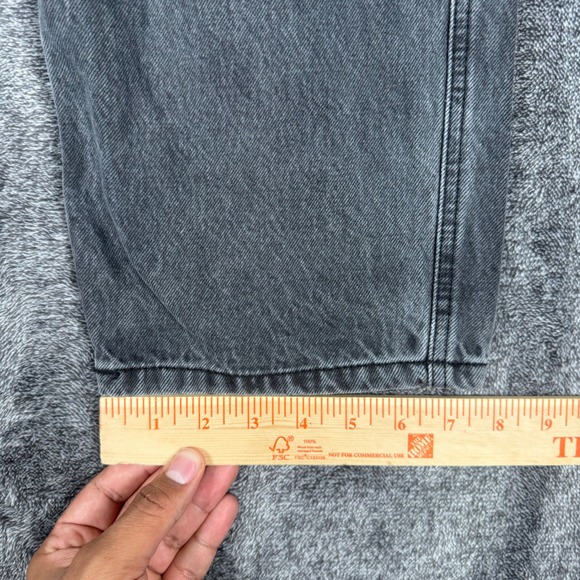 Empyre Tori Size 6 Gray Carpenter Jeans Baggy Skater Y2K Wide Leg 100% Cotton - Picture 12 of 12